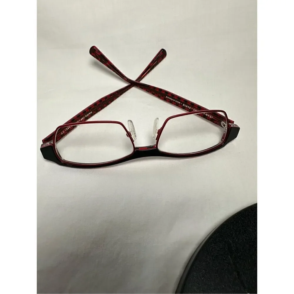 Jean LaFont Paris Haiku red reading glasses prescription 188 52 15 142. #44-1364